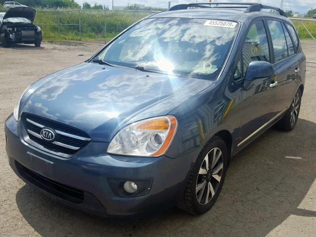 KNAHH8C83A7316722 - 2010 KIA RONDO EX GRAY photo 2