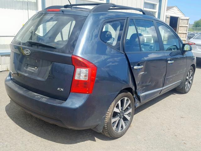 KNAHH8C83A7316722 - 2010 KIA RONDO EX GRAY photo 4