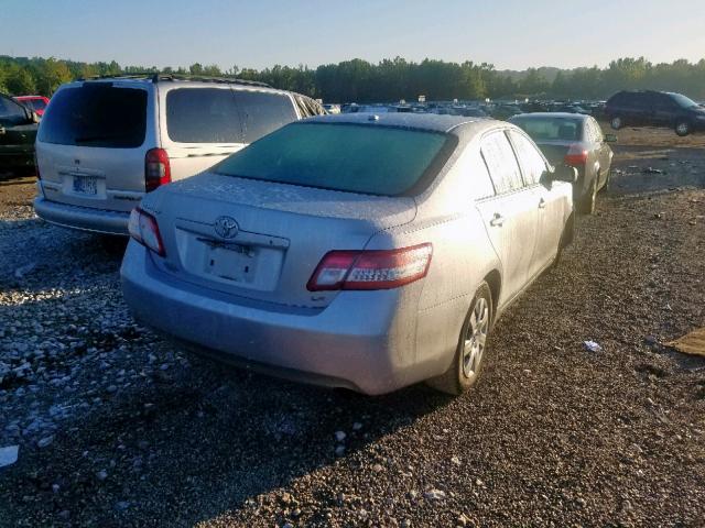 4T1BF3EK2AU049824 - 2010 TOYOTA CAMRY BASE SILVER photo 4