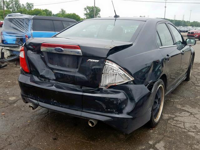 3FAHP0KC5AR240111 - 2010 FORD FUSION SPO BLACK photo 4