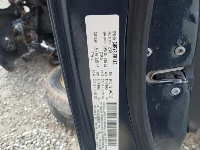 1J8FT47W48D691727 - 2008 JEEP COMPASS SP Niebieski zdjęcie 10