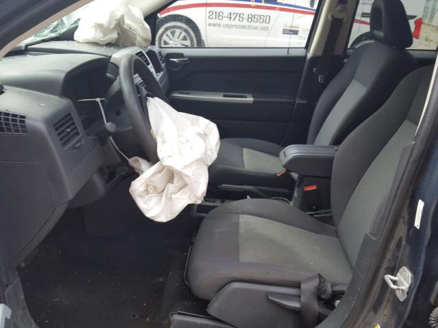 1J8FT47W48D691727 - 2008 JEEP COMPASS SP Niebieski zdjęcie 5