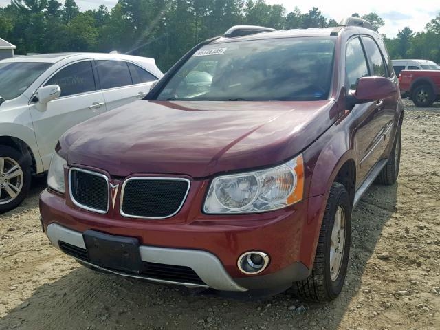 2CKDL43F986348326 - 2008 PONTIAC TORRENT MAROON photo 9