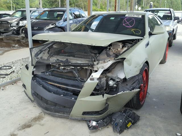 1G6DP1ED7B0100228 - 2011 CADILLAC CTS PREMIU GREEN photo 2