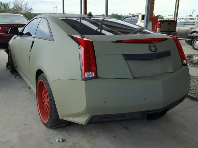 1G6DP1ED7B0100228 - 2011 CADILLAC CTS PREMIU GREEN photo 3