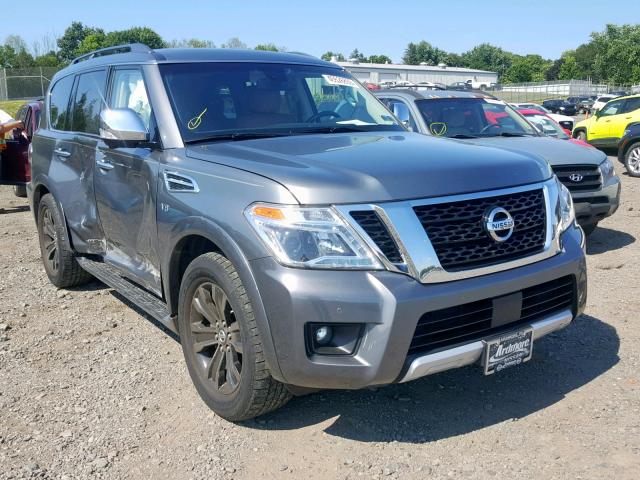 JN8AY2NE7H9700865 - 2017 NISSAN ARMADA PLA GRAY photo 1