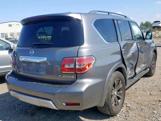 JN8AY2NE7H9700865 - 2017 NISSAN ARMADA PLA GRAY photo 4