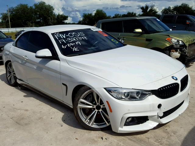 WBA3T3C56F5A40804 - 2015 BMW 435 I WHITE photo 1