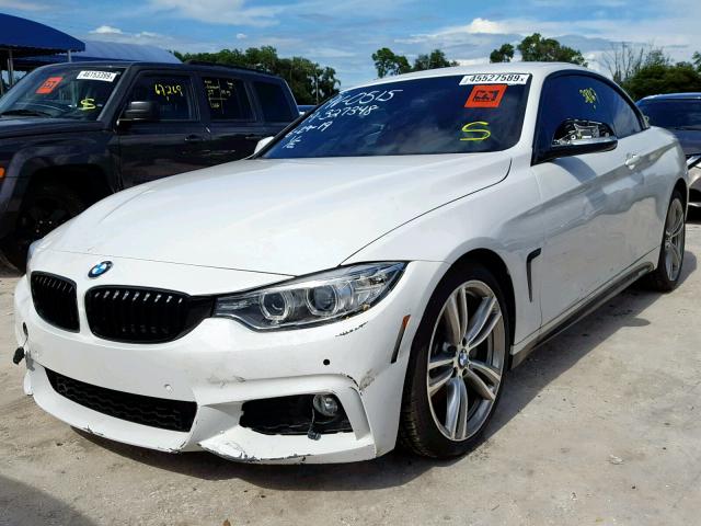 WBA3T3C56F5A40804 - 2015 BMW 435 I WHITE photo 2