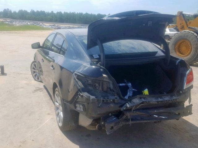 1G4GE5ED3BF266911 - 2011 BUICK LACROSSE C BLACK photo 3