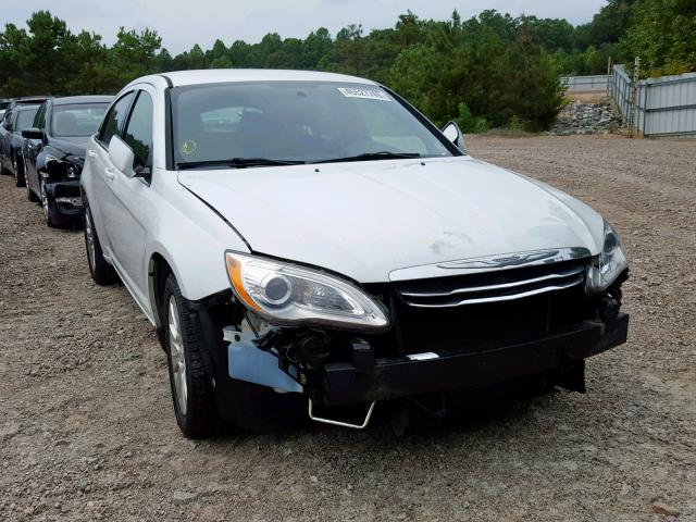 1C3CCBABXCN319000 - 2012 CHRYSLER 200 LX WHITE photo 1