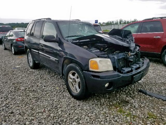 1GKDT13S542109726 - 2004 GMC ENVOY BLACK photo 1