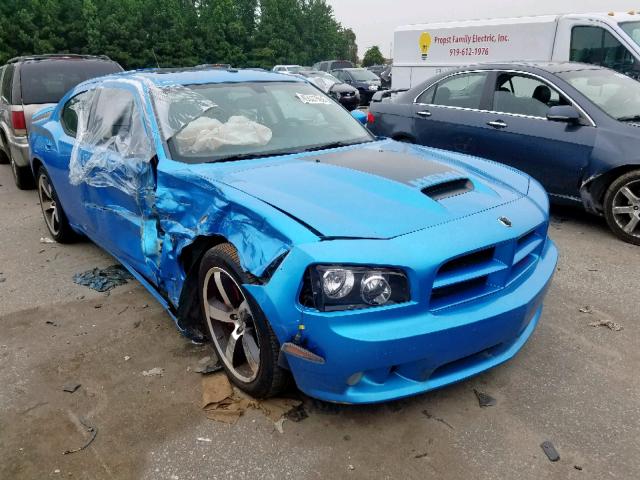 2B3LA73W68H171699 - 2008 DODGE CHARGER SR BLUE photo 1