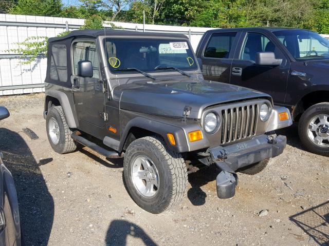 1J4FA49S25P375304 - 2005 JEEP WRANGLER / GOLD photo 1