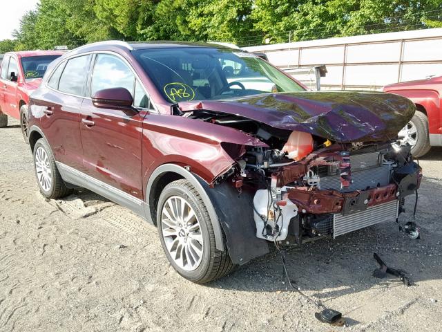 5LMCJ3C96JUL19511 - 2018 LINCOLN MKC RESERV BURGUNDY photo 1