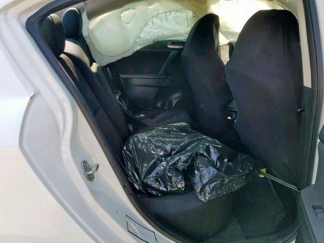 JM1BL1VF4C1516122 - 2012 MAZDA 3 I WHITE photo 6