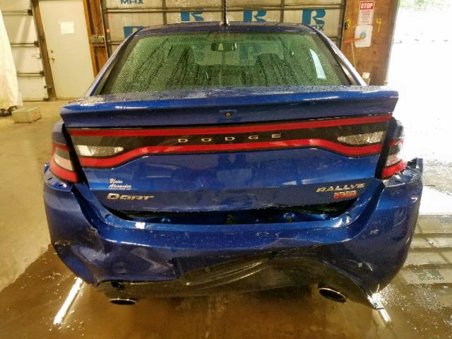 1C3CDFBH3DD330290 - 2013 DODGE DART SXT BLUE photo 9