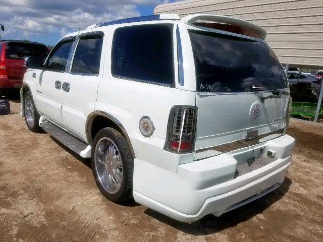 1GYEC63T45R194664 - 2005 CADILLAC ESCALADE L WHITE photo 3