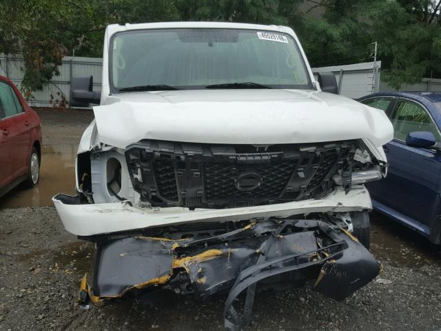 1N6BF0KYXHN801055 - 2017 NISSAN NV 1500 S WHITE photo 9