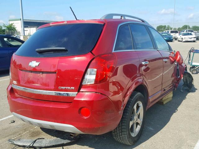 3GNAL3EK7ES584721 - 2014 CHEVROLET CAPTIVA LT RED photo 4