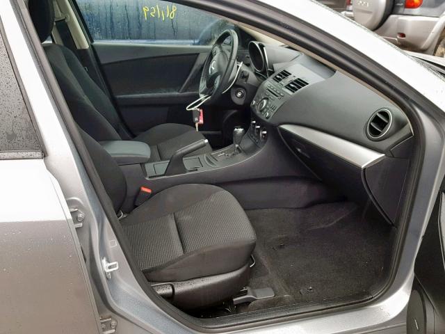 JM1BL1V82C1540162 - 2012 MAZDA 3 I SILVER photo 5