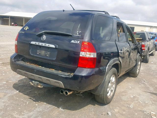 2HNYD18632H540487 - 2002 ACURA MDX TOURIN BLACK photo 4