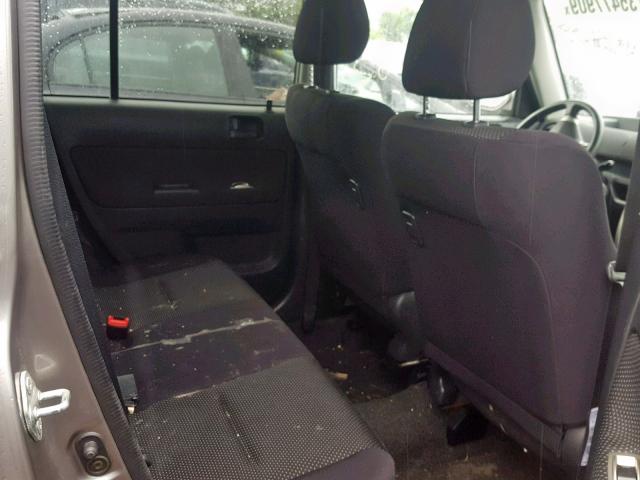 JTLKT324850173262 - 2005 TOYOTA SCION XB ნაცრისფერი ფოტო 6