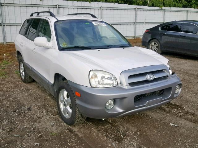 KM8SB13D66U035209 - 2006 HYUNDAI SANTA FE G WHITE photo 1