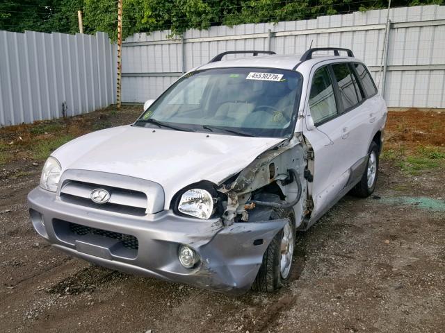 KM8SB13D66U035209 - 2006 HYUNDAI SANTA FE G WHITE photo 2