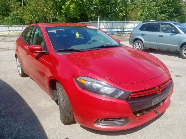 1C3CDFBH7DD647876 - 2013 DODGE DART SXT RED photo 1