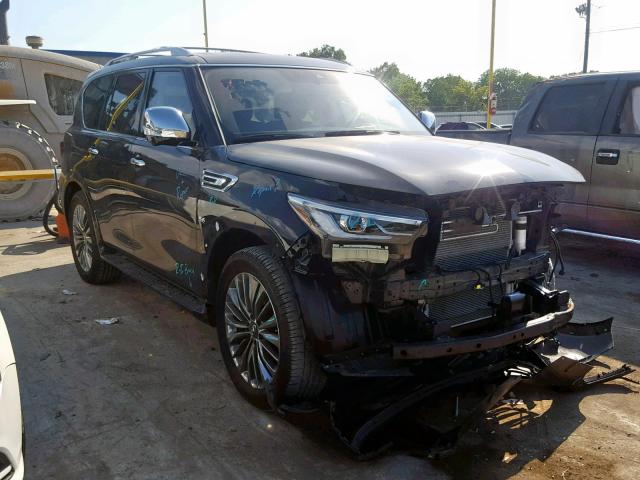 JN8AZ2NF1K9682702 - 2019 INFINITI QX80 LUXE BLACK photo 1