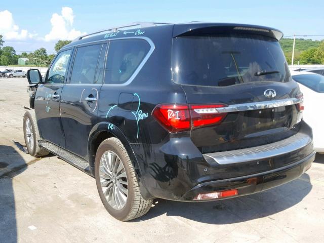 JN8AZ2NF1K9682702 - 2019 INFINITI QX80 LUXE BLACK photo 3