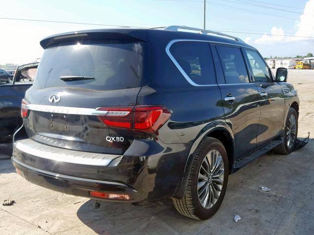 JN8AZ2NF1K9682702 - 2019 INFINITI QX80 LUXE BLACK photo 4