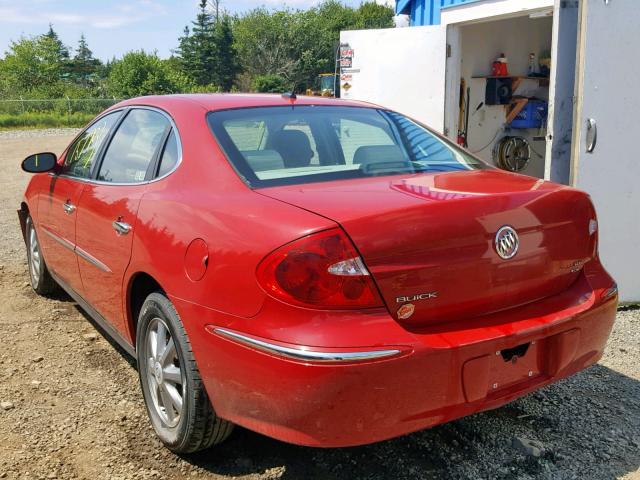 2G4WF582381224886 - 2008 BUICK ALLURE CX RED photo 3