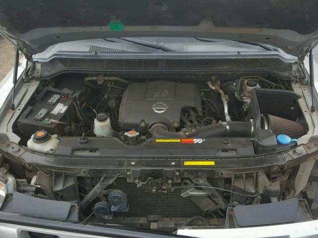 1N6BA06E78N350326 - 2008 NISSAN TITAN XE SILVER photo 7