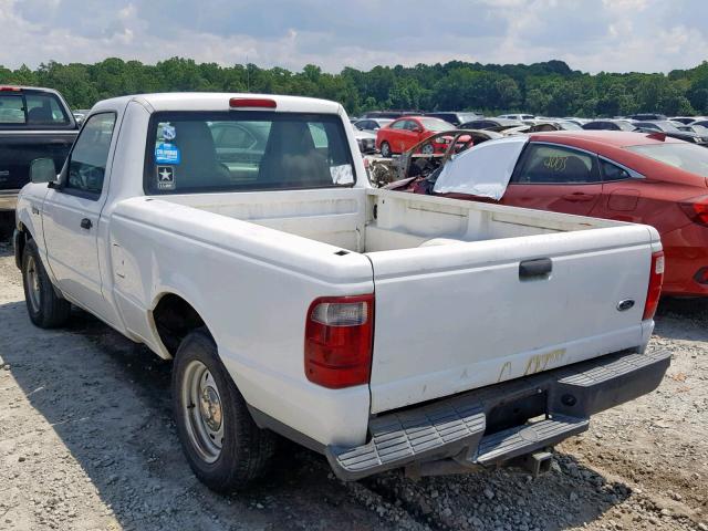 1FTYR10U74PB25303 - 2004 FORD RANGER WHITE photo 3