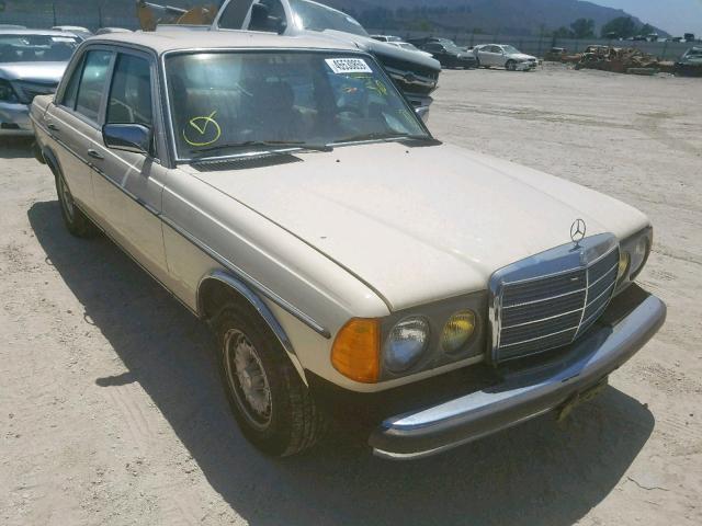 WDBAB23A1CB356544 - 1982 MERCEDES-BENZ 240 D YELLOW photo 1