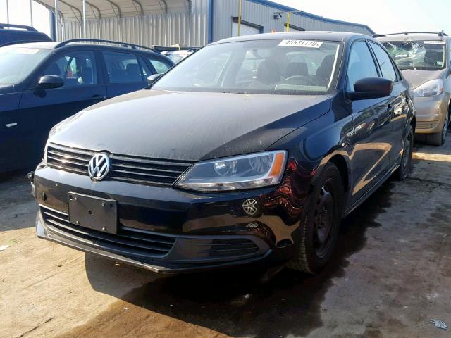 3VW1K7AJ2CM337623 - 2012 VOLKSWAGEN JETTA BASE 黑色 照片 2