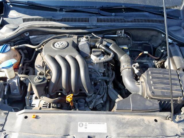 3VW1K7AJ2CM337623 - 2012 VOLKSWAGEN JETTA BASE 黑色 照片 7