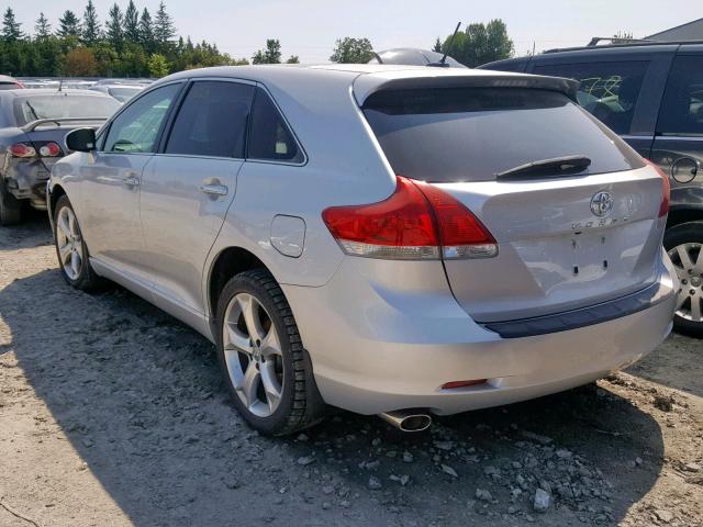 4T3BK11A59U025839 - 2009 TOYOTA VENZA SILVER photo 3