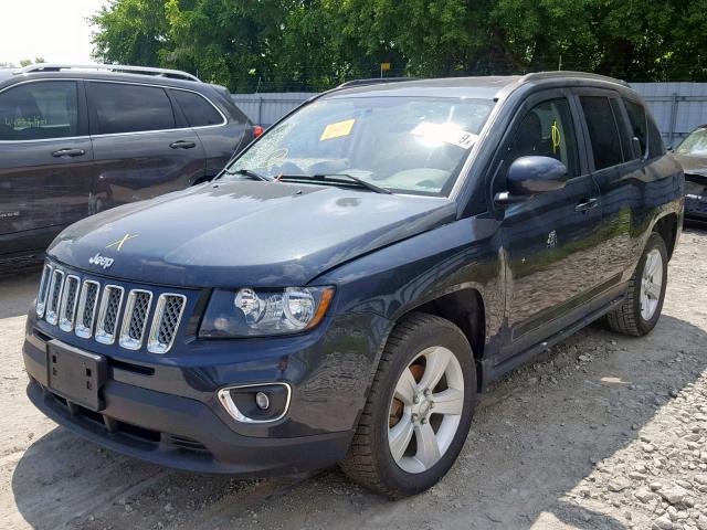 1C4NJCAA2FD205753 - 2015 JEEP COMPASS SP ნაცრისფერი ფოტო 2