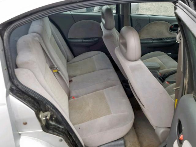 1G8AL55F46Z146406 - 2006 SATURN ION LEVEL SILVER photo 6