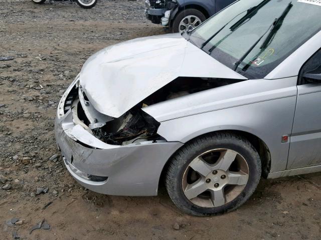 1G8AL55F46Z146406 - 2006 SATURN ION LEVEL SILVER photo 9