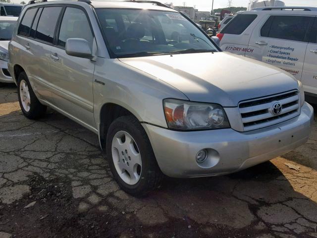 JTEEP21A660145228 - 2006 TOYOTA HIGHLANDER GRAY photo 1