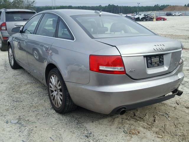 WAUDH74F36N175675 - 2006 AUDI A6 3.2 QUA GRAY photo 3