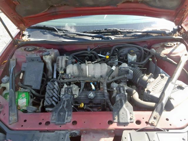 2G2WP522X41294927 - 2004 PONTIAC GRAND PRIX RED photo 7