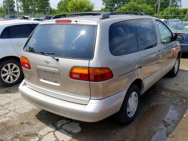 4T3ZF13C3YU255721 - 2000 TOYOTA SIENNA LE TAN photo 4