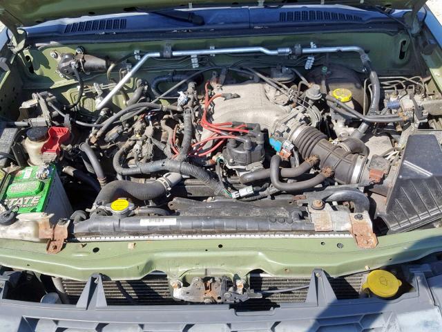 5N1ED28Y43C694500 - 2003 NISSAN XTERRA XE GREEN photo 7