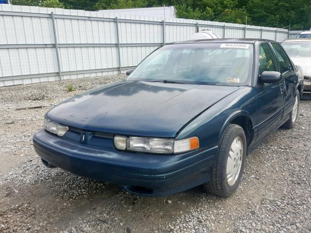 1G3WH52M4VF356438 - 1997 OLDSMOBILE CUTLASS SU GREEN photo 2