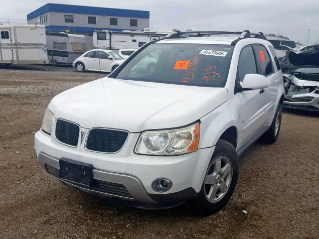 2CKDL73F166029419 - 2006 PONTIAC TORRENT WHITE photo 2